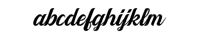 Vintage Melody Font LOWERCASE