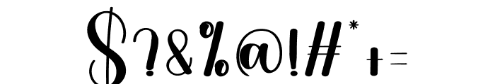 Vintage Milkshake Font OTHER CHARS