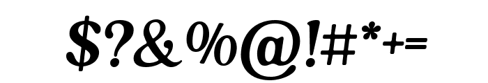  Vintage Oracle Italic Font OTHER CHARS