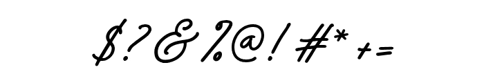 Vintage Postman Script Font OTHER CHARS