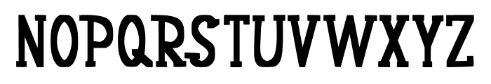 Vintage Sausage Regular Font UPPERCASE