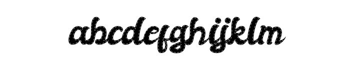 Vintage Stitch Font LOWERCASE