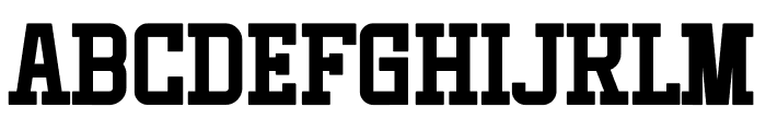 Vintage Varsity Font LOWERCASE