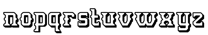 Vintage Victory Five Font LOWERCASE