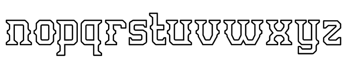 Vintage Victory Three Font LOWERCASE