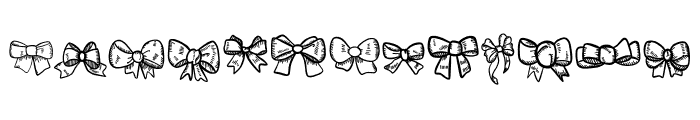 Vintage bows FONT