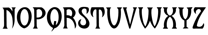 Vintage frame bow Font LOWERCASE