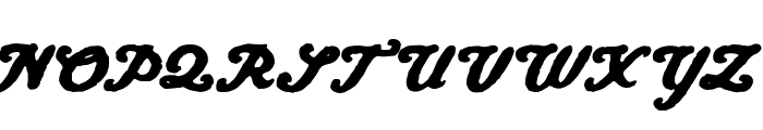 VintageCraftedScript-Rough Font UPPERCASE