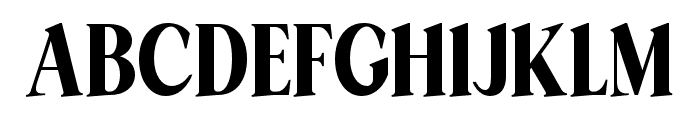 Vintera Regular Font UPPERCASE