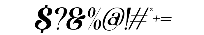 Violetta Estrada Italic Font OTHER CHARS