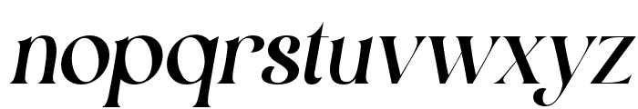 Violetta Estrada Italic Font LOWERCASE
