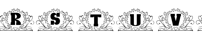 Violetta Monogram Regular Font LOWERCASE