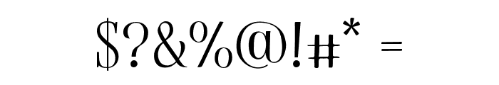 Violetta Serif Font OTHER CHARS