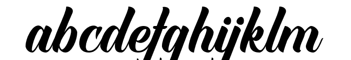 VirgelynaScript Font LOWERCASE