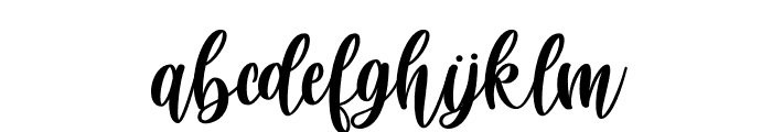 Virgi Ella Font LOWERCASE