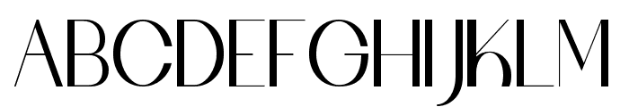 Virgion-Regular Font UPPERCASE