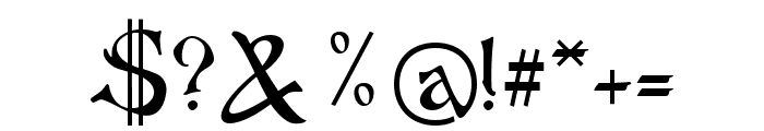 Virgo Display Regular Font OTHER CHARS