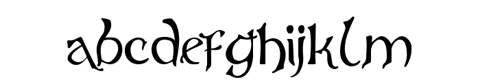 Virgo Display Regular Font LOWERCASE