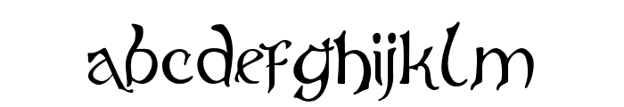 VirgoDisplay-Regular Font LOWERCASE