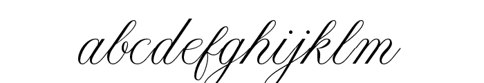Virgolate-Regular Font LOWERCASE