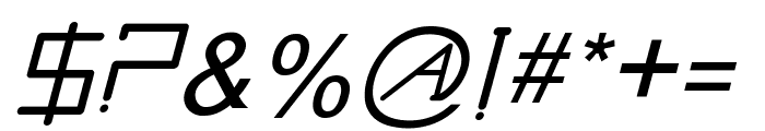 Virtoprov Italic Italic Font OTHER CHARS