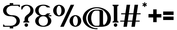 Virtus Verona Serif Font OTHER CHARS