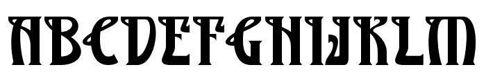 Viscamontha-Regular Font UPPERCASE