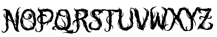 Vision Of Sorrow Font UPPERCASE