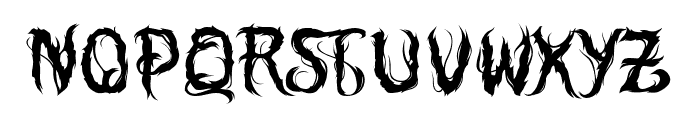 VisionOfSorrowRegular Font LOWERCASE