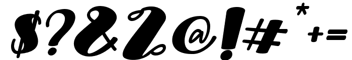 Vissheta-Italic Font OTHER CHARS
