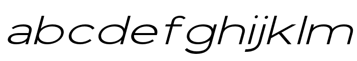 Vista Nordic Regular_Italic Font LOWERCASE