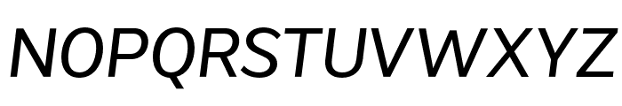 VistolSans-Italic Font UPPERCASE