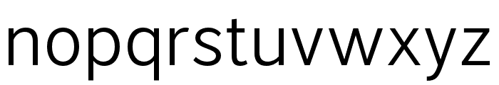 VistolSans-Light Font LOWERCASE