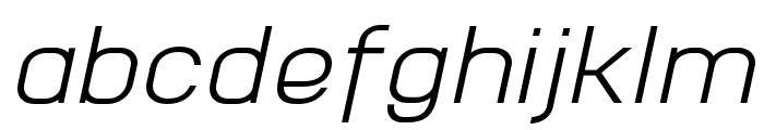 Vitro-Italic Font LOWERCASE