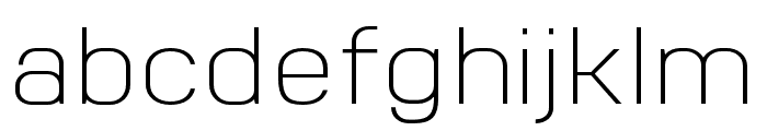 Vitro-Light Font LOWERCASE