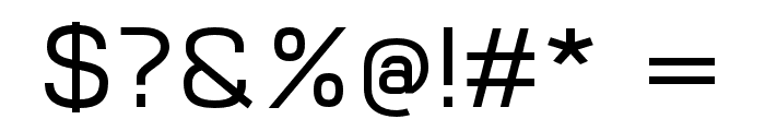 Vitro-Medium Font OTHER CHARS