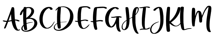 Vivanolla Font UPPERCASE