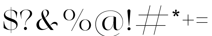 Voggiet-Regular Font OTHER CHARS