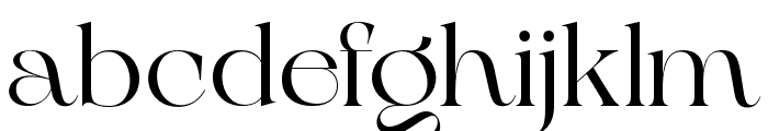 Voggiet-Regular Font LOWERCASE
