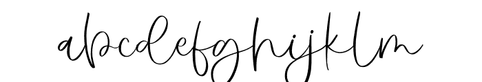 Vogius Signature Font LOWERCASE