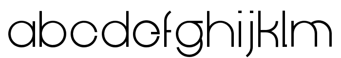 Vogue Display ExtraLight Font LOWERCASE