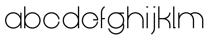 Vogue Display Thin Font LOWERCASE