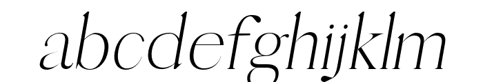 Vogue regular-italic Font LOWERCASE
