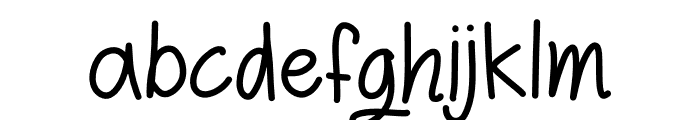 Voja Regular Font LOWERCASE