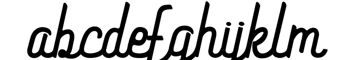Volaroid Script Font LOWERCASE