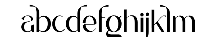 Volgue Light Font LOWERCASE