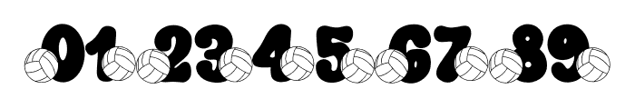 Volleyball Doodle Font OTHER CHARS