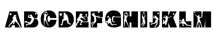 Volleyball Regular Font UPPERCASE