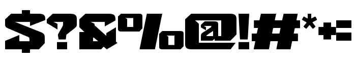 Voltstrom-ExtraBold Font OTHER CHARS