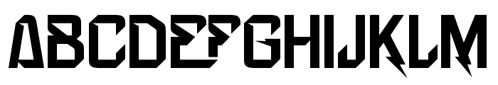 Voltstrom-Regular Font UPPERCASE